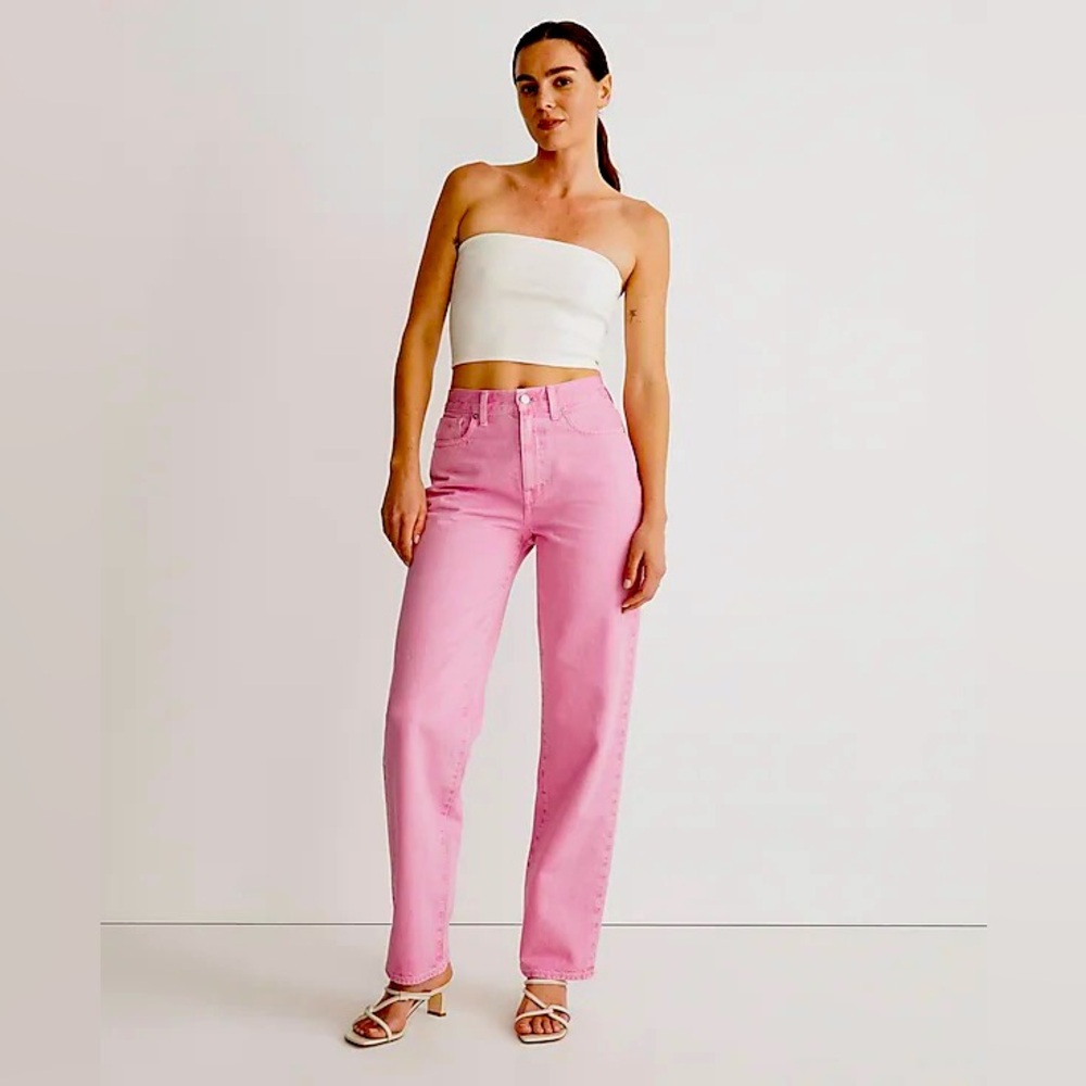 MADEWELL Tall Baggy Straight Jean 25